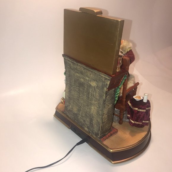 Thomas Kinkade Twas The Night Before Christmas Tabletop Santa Figure Bradford - Picture 7 of 13